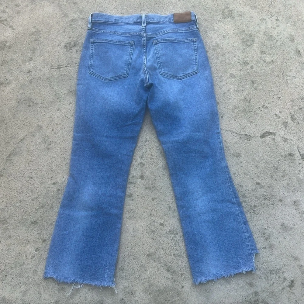 J. Crew Billie Demi Boot Crop Fray Hem Jeans Women's Size 27